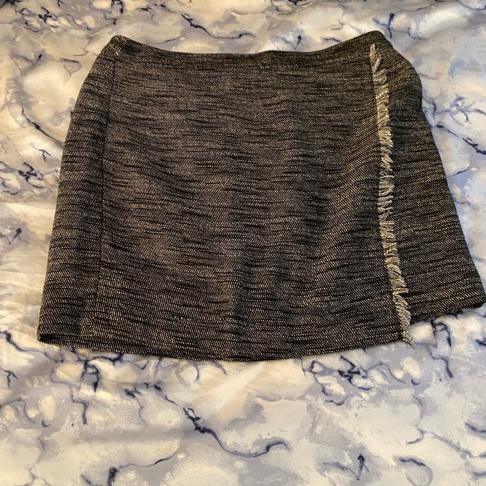 Black Tweed Skirt